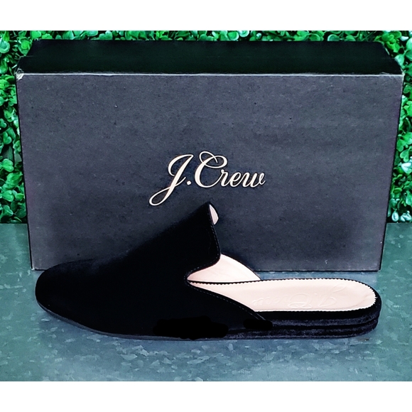J. Crew Shoes - 5. J.Crew Velvet mule flats